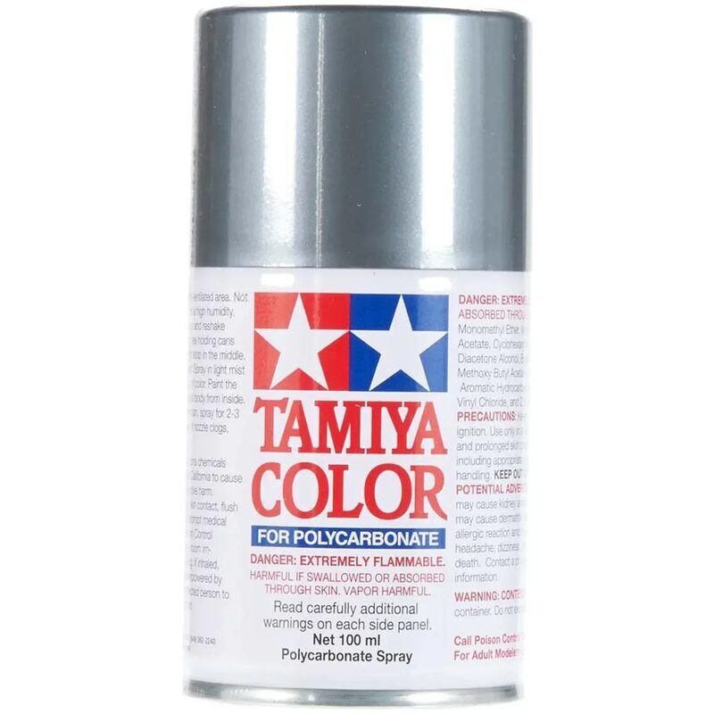 Tamiya Polycarbonate PS-63 Bright Gun Metal Aerosol Paint 100ml TAM86063