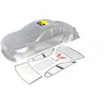 High-quality RC car body shell with decals for custom car modification. Perfect for hobbyists and remote control car enthusiasts.