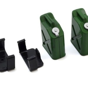 Integy 1/10 Crawler Scale Jerry Can Fuel Cans Green 2 INTC25183GRN