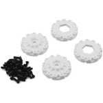 JConcepts Speed Claw Belted Tire Pre-Mounted with Cheetah Speed-Run Wheel - White (2) - jco3113-19_2 JConcepts Speed Claw Belted Tire Pre-Mounted with Cheetah Speed-Run Wheel - White (2)