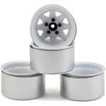 RC4WD 5 Lug Deep Dish Wagon 1.9 Steel Stamped Beadlock Wheels White RC4ZW0242 - rc4zw0242 New RC Car Wheels Set for Off-Road and On-Road Performance.