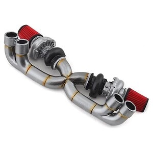 Sideways RC Scale Drift Full Exhaust Turbo Kit
