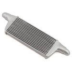 Aluminum RC car radiator cooling component for high-performance motors.
