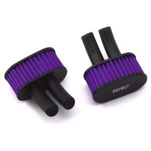 High-quality purple air filters compatible with RC cars and trucks for enhanced performance and durability.
