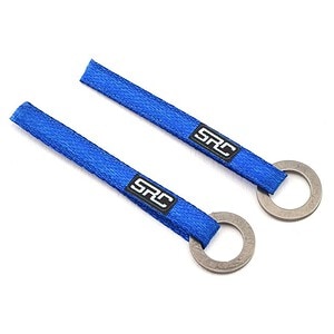 Sideways RC Scale Drift Nylon Tow Sling w/Ring Hook (Blue) (2)