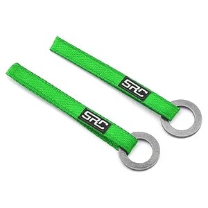 Sideways RC Scale Drift Nylon Tow Sling w/Ring Hook (Green) (2)