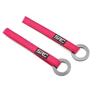 Sideways RC Scale Drift Nylon Tow Sling w/Ring Hook (Pink) (2)