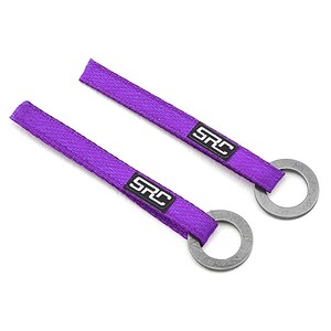 Sideways RC Scale Drift Nylon Tow Sling w/Ring Hook (Purple) (2)