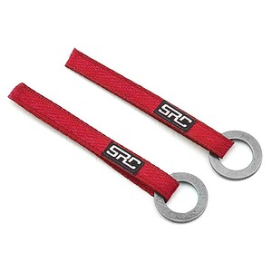 Sideways RC Scale Drift Nylon Tow Sling w/Ring Hook (Red) (2)