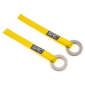 Sideways RC Scale Drift Nylon Tow Sling w/Ring Hook (Yellow) (2)