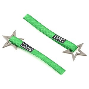 Sideways RC Scale Drift Nylon Tow Strap w/Star Hook (Green) (2)