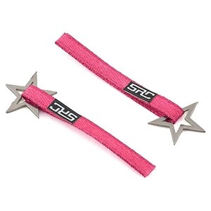 Sideways RC Scale Drift Nylon Tow Strap w/Star Hook (Pink) (2)