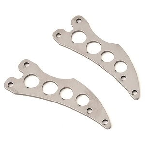 Sideways RC Scale Drift Custom Wing Mount (Silver) (Style 1)