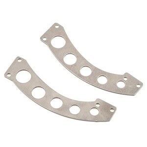 Sideways RC Scale Drift Custom Wing Mount (Silver) (Style 13)