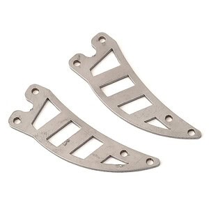 Sideways RC Scale Drift Custom Wing Mount (Silver) (Style 2)