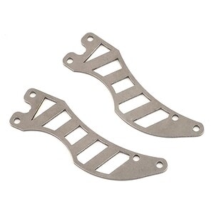 Sideways RC Scale Drift Custom Wing Mount (Silver) (Style 6)