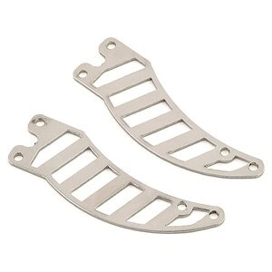 Sideways RC Scale Drift Custom Wing Mount (Silver) (Style 9)