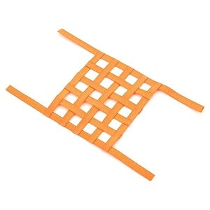 Sideways RC Scale Drift Window Net (Orange) (Small)