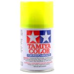 Tamiya Polycarbonate PS-27 Fluorescent Yellow Aerosol Paint 100ml TAM86027