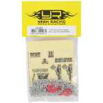 Yeah Racing 96cm 1/10 Crawler Scale Steel Chain Accessory w/Red Hooks Silver YEA-YA-0357 - yea-ya-0357_1 Yeah Racing 96cm 1/10 Crawler Scale Steel Chain Accessory w/Red Hooks Silver YEA-YA-0357