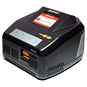 High-efficiency RC battery charger with LCD display for fast charging and maintenance of LiPo batteries. Perfect for remote control car enthusiasts.
