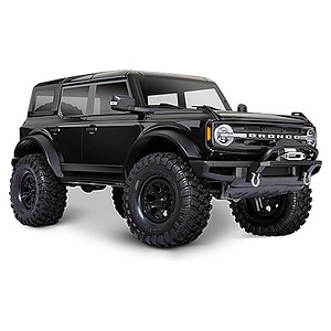 1/10 TRX-4 Trail Crawler Truck w/2021 Ford Bronco Body Shadow Black 92076-4-BLK