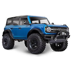 1/10 TRX-4 Trail Crawler Truck w/2021 Ford Bronco Body Velocity Blue 92076-4-VBLU
