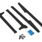 Exotek DR10 Adjustable Wheelie Bar Set - 12 inch Carbon and Alloy EXO1962 - exo1962-1 Exotek DR10 Adjustable Wheelie Bar Set - 12 inch Carbon and Alloy EXO1962