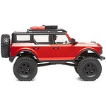 1/24 SCX24 2021 Ford Bronco 4WD Truck Brushed RTR Red AXI00006T1 - axi00006t1f 1/24 SCX24 2021 Ford Bronco 4WD Truck Brushed RTR Red AXI00006T1