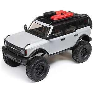 1/24 SCX24 2021 Ford Bronco 4WD Truck Brushed RTR Grey AXI00006T2