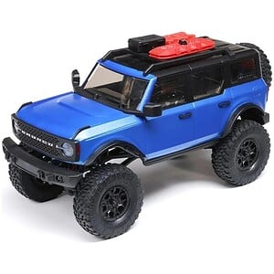 1/24 SCX24 2021 Ford Bronco 4WD Truck Brushed RTR Blue AXI00006T3