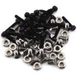 JConcepts Tracker Monster Truck Wheel Mock Beadlock Rings - Silver (4) (Fits JCO3379 Dragon Wheels)