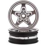 Losi 22S Drag Front Wheel - Chrome (2) - los43045 Losi 22S Drag Front Wheel - Chrome (2)