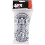 Losi 22S Drag Rear Wheel - Chrome (2) - los43046_2 Losi 22S Drag Rear Wheel - Chrome (2)