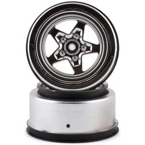 Losi 22S Drag Rear Wheel - Satin Chrome (2)
