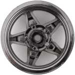 Losi 22S Drag Front Wheel - Black Chrome (2) - los43049_1 Losi 22S Drag Front Wheel - Black Chrome (2)
