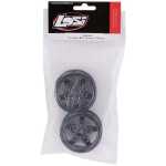 Losi 22S Drag Front Wheel - Black Chrome (2) - los43049_2 Losi 22S Drag Front Wheel - Black Chrome (2)