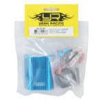 Yeah Racing 1/8 Twin Fan Aluminum Heat Sink w/2 Fans Blue 40.8mm diameter YA-0261BU - yea-ya-0261bu_1 Yeah Racing 1/8 Twin Fan Aluminum Heat Sink w/2 Fans Blue 40.8mm diameter YA-0261BU