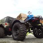 Yeah Racing 1/10 Scale Aluminum Leaf Spring Hitch Mount Crawler Trailer YEA-YA-0405