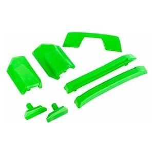 Traxxas Body reinforcement set green/ skid pads (roof) (fits #9511 body) TRA9510G