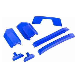 Traxxas Body reinforcement set blue/ skid pads (roof) (fits #9511 body) TRA9510X