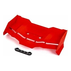 Traxxas Wing/ wing washer (red)/ 4x12mm FCS (2) TRA9517R