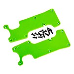 Traxxas Suspension arm covers green rear (left and right)/ 2.5x8 CCS (12) TRA9634G