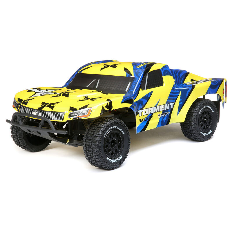 1/10 Torment 2WD SCT Brushed RTR - Yellow/Blue