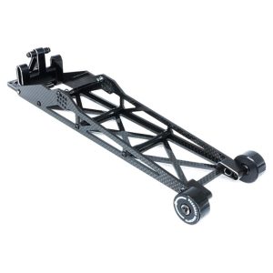 Drag Pak Bar w/Big Wheels Black - Mid Motor DRC-10200