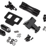 Drag Pak Bar w/Big Wheels Black - Mid Motor DRC-10200