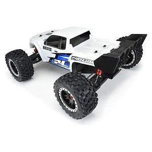 Arrma Kraton 8S Brute Pre-Cut Bash Armor White Body Pre-Painted
