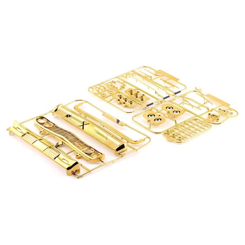 SixtyFour Impala Body Trim Parts Gold - rer14428-jpg Gold RC car frame parts for custom build or repair.