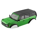Traxxas TRX-4 Ford Bronco - TRA9211 - Body (Clear) - tra9211 Remote control car model with green body and black roof.
