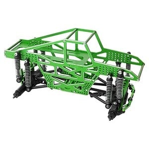 1/24 Furitek Rampart CNC Machined Monster Truck Full Chassis Kit - Green FTK-FUR-2118